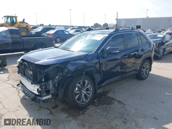 2024 Toyota RAV4 Hybrid XLE Premium with VIN 4T3B6RFV6RU146619, listed as a IAAI auction lot 42060476 with 22,594 mi miles and . Bid and sale history available at DreamBid. Image 19.