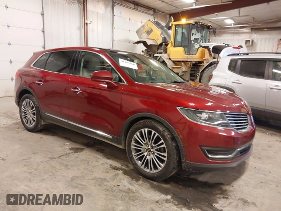 2016 Lincoln MKX Reserve z VIN 2LMTJ8LR5GBL76270, wystawiony jako IAAI lot #41489666 z przebiegiem 113 465 mil mil oraz . Historia ofert i sprzedaży dostępna na DreamBid. Obrazek 1.