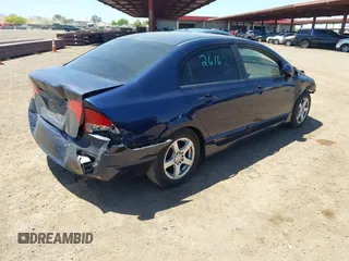 2008 Honda Civic LX with VIN 1HGFA16538L049415, listed as a IAAI auction lot 42127545 with 165,833 mi miles and . Bid and sale history available at DreamBid. Image 4.
