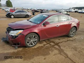 2016 Buick Regal with VIN 2G4GK5EX5G9116849, listed as a Copart auction lot 43437865 with 145,001 mi miles and Salvage Title. Bid and sale history available at carsss.com. Image 1.