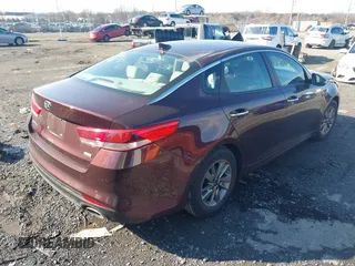 2016 Kia Optima LX Turbo with VIN 5XXGT4L14GG001906, listed as a IAAI auction lot 41543931 with 34,907 mi miles. Bid and sale history available at carsss.com. Image 4.