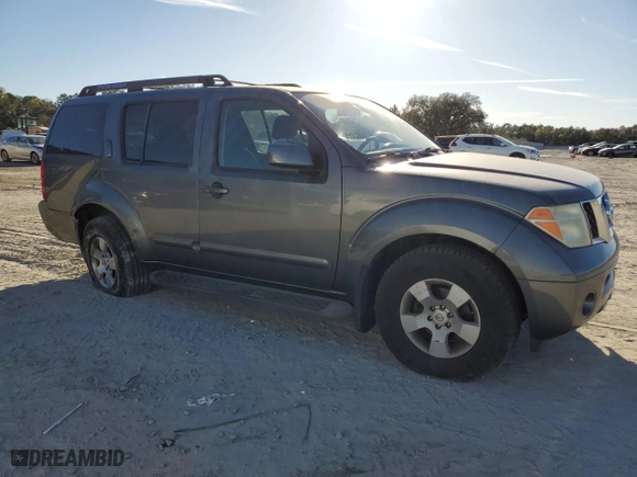 2007 Nissan Pathfinder S with VIN 5N1AR18U57C631354, listed as a Copart auction lot 47956875 with 196,004 mi miles and Non Repairable. Bid and sale history available at carsss.com. Image 4.
