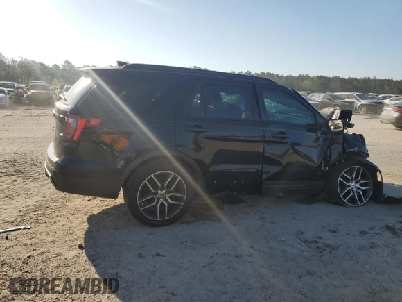 2017 Ford Explorer Sport with VIN 1FM5K8GT3HGE02494, listed as a Copart auction lot 52306555 with 106,960 mi miles and Salvage title. Bid and sale history available at DreamBid. Image 3.