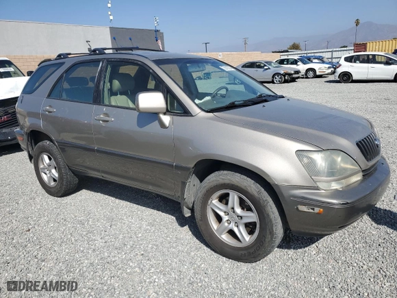 1999 Lexus RX 300 Luxury SUV with VIN JT6HF10UXX0094951, listed as a Copart auction lot 72010524 with 176,315 mi miles and Salvage Title. Bid and sale history available at carsss.com. Image 4.