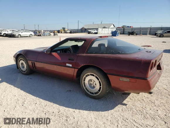 1986 Chevrolet Corvette z VIN 1G1YY0789G5118657, wystawiony jako Copart lot #77743794 z przebiegiem 97 673 mil mil oraz Szkoda całkowita • Salvage title. Historia ofert i sprzedaży dostępna na DreamBid. Obrazek 2.