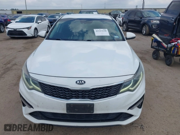2019 Kia Optima LX with VIN 5XXGT4L32KG337466, listed as a IAAI auction lot 42113128 with 109,409 mi miles and . Bid and sale history available at DreamBid. Image 12.