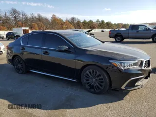 2018 Acura RLX w/Technology Pkg with VIN JH4KC1F56JC000401, listed as a Copart auction lot 77887434 with 66,986 mi miles and Salvage Title. Bid and sale history available at carsss.com. Image 4.