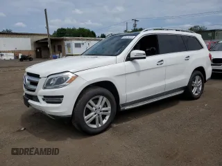 2014 Mercedes-Benz GL 450 z VIN 4JGDF7CE1EA323471, wystawiony jako Copart lot #60475615 z przebiegiem 178 524 mil mil oraz Szkoda całkowita • Salvage title. Historia ofert i sprzedaży dostępna na DreamBid. Obrazek 1.