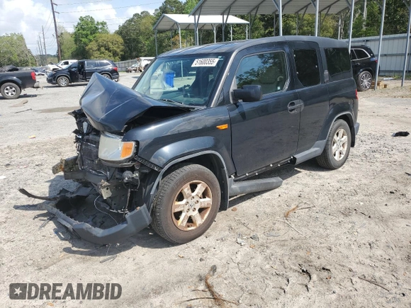 2011 Honda Element EX with VIN 5J6YH2H76BL005160, listed as a Copart auction lot 51600355 with 165,297 mi miles and Salvage Title. Bid and sale history available at DreamBid. Image 1.