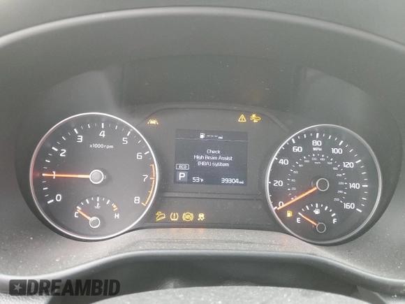 2020 Kia Sportage LX with VIN KNDPM3AC0L7702554, listed as a Copart auction lot 50599375 with 39,304 mi miles and Salvage Title. Bid and sale history available at DreamBid. Image 9.