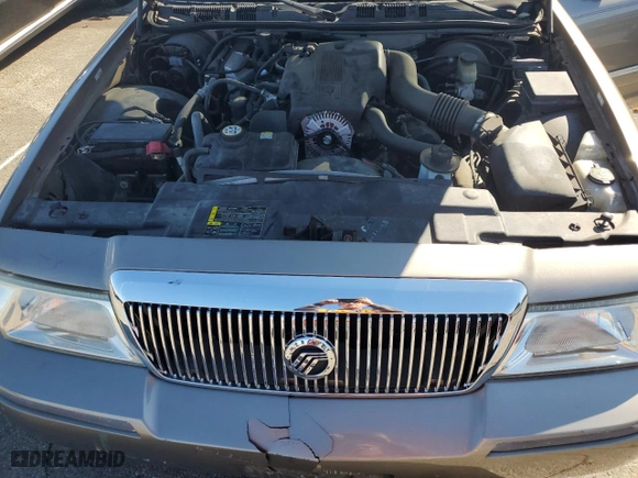 2003 Mercury Grand Marquis GS Convenience with VIN 2MEFM74WX3X707679, listed as a Copart auction lot 73963754 with 75,143 mi miles and Salvage Title. Bid and sale history available at carsss.com. Image 13.