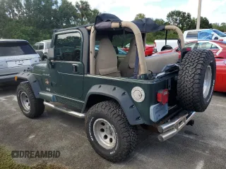 2002 Jeep Wrangler Sahara with VIN 1J4FA59S12P766719, listed as a Copart auction lot 74331964 with 128,881 mi miles and Non Repairable. Bid and sale history available at carsss.com. Image 2.