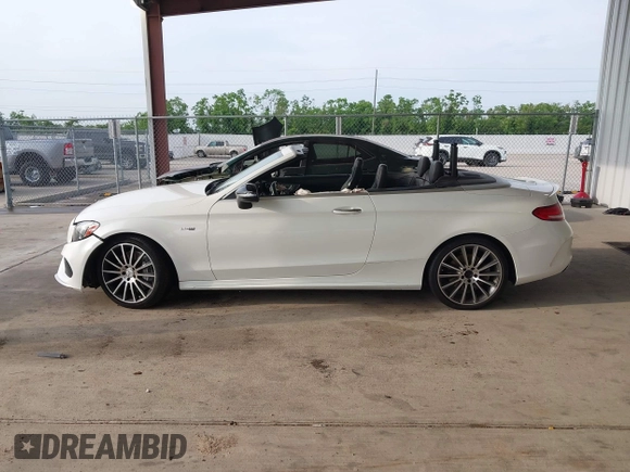 2017 Mercedes-Benz C 43 AMG with VIN WDDWK6EB5HF527015, listed as a IAAI auction lot 42092796 with 78,489 mi miles and . Bid and sale history available at DreamBid. Image 14.