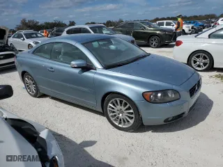 2008 Volvo C70 with VIN YV1MC67228J054838, listed as a Copart auction lot 77153994 with 34,415 mi miles and Non Repairable. Bid and sale history available at carsss.com. Image 4.