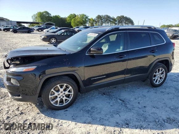 2018 Jeep Cherokee Latitude Plus with VIN 1C4PJLLB8JD509791, listed as a Copart auction lot 53242355 with 46,973 mi miles and Salvage Title. Bid and sale history available at carsss.com. Image 1.