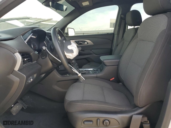 2023 Chevrolet Traverse LT Cloth with VIN 1GNEVGKW5PJ214379, listed as a Copart auction lot 46196505 with 25,749 mi miles and Salvage Title. Bid and sale history available at carsss.com. Image 7.