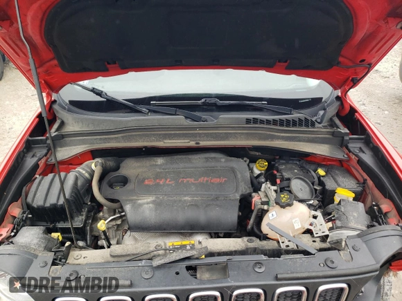 2017 Jeep Renegade Sport with VIN ZACCJBAB9HPG53518, listed as a Copart auction lot 55416835 with 116,123 mi miles and Salvage title. Bid and sale history available at DreamBid. Image 12.