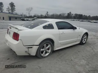 2007 Ford Mustang GT Deluxe with VIN 1ZVHT82H575269780, listed as a Copart auction lot 86815414 with 166,754 mi miles and Salvage Title. Bid and sale history available at carsss.com. Image 3.
