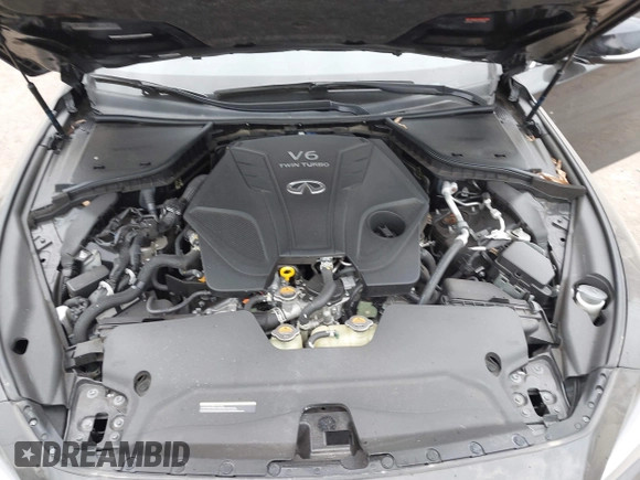 2021 Infiniti Q50 Luxe with VIN JN1EV7BR7MM752310, listed as a IAAI auction lot 41883293 with 20,268 mi miles and . Bid and sale history available at carsss.com. Image 10.