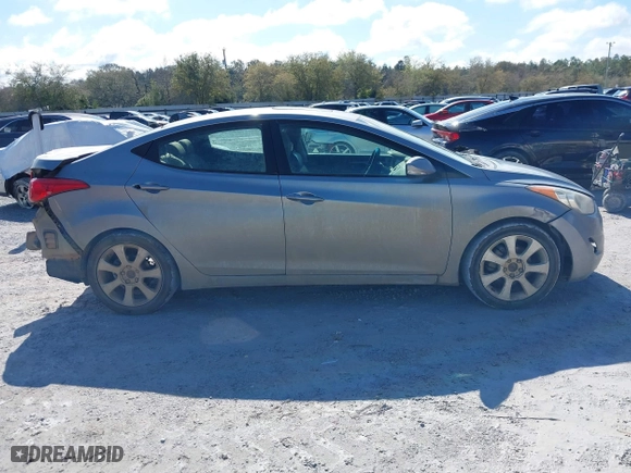 2012 Hyundai Elantra GLS with VIN KMHDH4AE3CU255391, listed as a IAAI auction lot 41833631 with 190,610 mi miles. Bid and sale history available at carsss.com. Image 14.