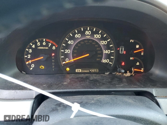 2005 Honda Odyssey TOURING with VIN 5FNRL388X5B126627, listed as a Copart auction lot 46654645 with 220,805 mi miles and Salvage Title. Bid and sale history available at carsss.com. Image 9.