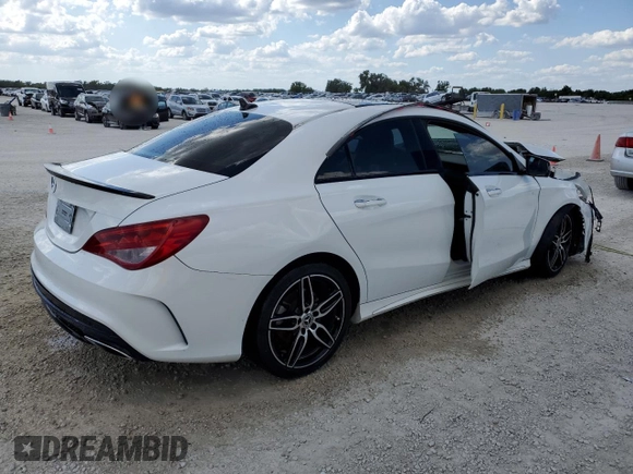 2018 Mercedes-Benz CLA with VIN WDDSJ4EB2JN633178, listed as a Copart auction lot 49388403 with 84,547 mi miles. Bid and sale history available at carsss.com. Image 3.