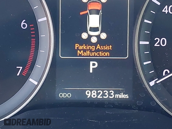 2018 Lexus ES with VIN 58ABK1GG1JU116186, listed as a IAAI auction lot 41981965 with 98,233 mi miles. Bid and sale history available at carsss.com. Image 16.