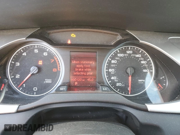 2011 Audi A4 Premium with VIN WAUBFAFL8BA100047, listed as a Copart auction lot 76942534 with 100,120 mi miles and Salvage Title. Bid and sale history available at carsss.com. Image 9.