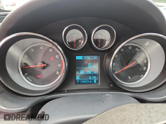 2013 Buick Regal Turbo Premium 2 with VIN 2G4GT5GVXD9153206, listed as a Copart auction lot 60749705 with 169,223 mi miles and Salvage title. Bid and sale history available at DreamBid. Image 9.