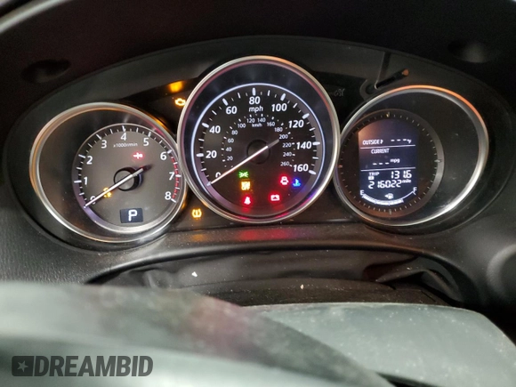 2014 Mazda CX-5 Grand Touring with VIN JM3KE4DY0E0322606, listed as a Copart auction lot 54381815 with 216,022 mi miles and Salvage Title. Bid and sale history available at DreamBid. Image 9.