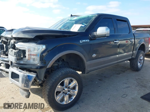 2018 Ford F-150 XL z VIN 1FTEW1EG9JFC27573, wystawiony jako IAAI lot #41626805 z przebiegiem 153 814 mil mil oraz . Historia ofert i sprzedaży dostępna na DreamBid. Obrazek 2.