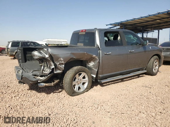 2012 Ram 1500 Laramie Longhorn with VIN 1C6RD7PT1CS329388, listed as a Copart auction lot 46707665 with 121,874 mi miles and Salvage title. Bid and sale history available at DreamBid. Image 3.