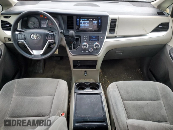 2017 Toyota Sienna LE Auto Access Seat with VIN 5TDKZ3DC7HS792368, listed as a Copart auction lot 51986525 with 153,526 mi miles and Salvage Title. Bid and sale history available at carsss.com. Image 8.