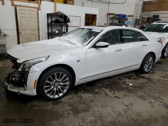 2018 Cadillac CT6 Luxury AWD with VIN 1G6KD5RS1JU109384, listed as a Copart auction lot 44537715 with 109,366 mi miles and Salvage Title. Bid and sale history available at carsss.com. Image 1.