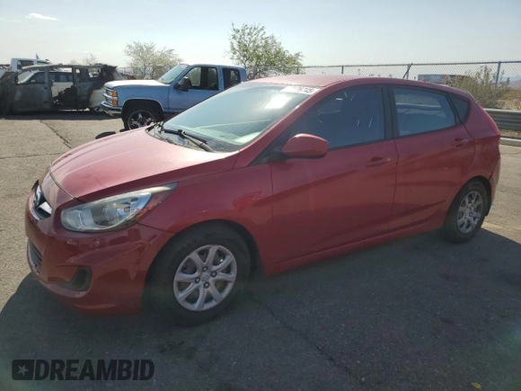 2014 Hyundai Accent GS with VIN KMHCT5AE8EU189813, listed as a Copart auction lot 60126745 with 120,663 mi miles and Salvage title. Bid and sale history available at DreamBid. Image 1.