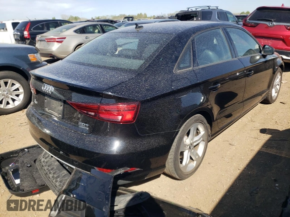 2017 Audi A3 Sedan Premium with VIN WAUB8GFF3H1032076, listed as a Copart auction lot 52862294 with 76,315 mi miles. Bid and sale history available at carsss.com. Image 3.