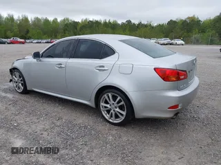 2006 Lexus IS 250 Manual with VIN JTHBK262362012131, listed as a IAAI auction lot 41938852 with 183,552 mi miles. Bid and sale history available at carsss.com. Image 3.