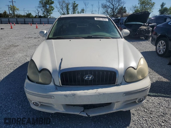 2003 Hyundai Sonata GLS with VIN KMHWF35H03A880636, listed as a Copart auction lot 49477875 with 273,760 mi miles and Salvage Title. Bid and sale history available at carsss.com. Image 5.