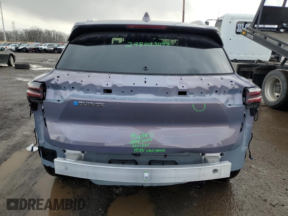 2024 Chevrolet Equinox EV LT with VIN 3GN7DLRP3RS275900, listed as a Copart auction lot 46963625 with 4,485 mi miles and Salvage Title. Bid and sale history available at DreamBid. Image 6.