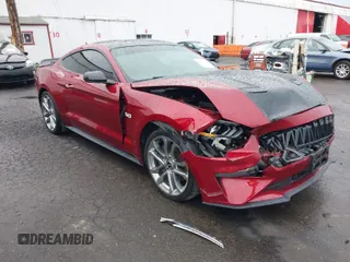 2019 Ford Mustang GT with VIN 1FA6P8CF8K5172826, listed as a IAAI auction lot 41711529 with 41,184 mi miles. Bid and sale history available at carsss.com. Image 1.