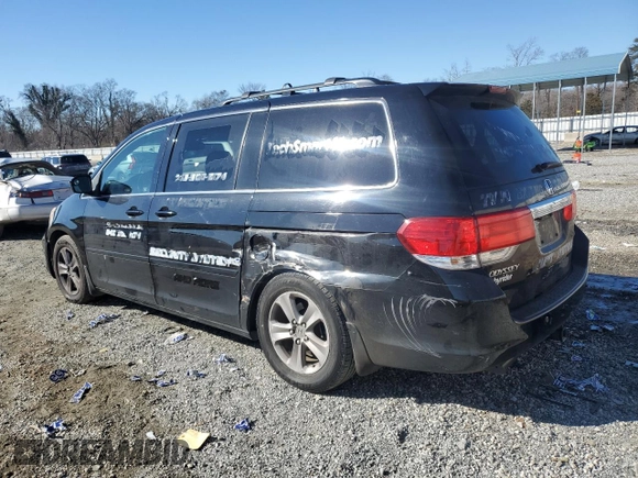 2010 Honda Odyssey Touring with VIN 5FNRL3H91AB030422, listed as a Copart auction lot 88737745 with 0 mi miles and Salvage Title. Bid and sale history available at carsss.com. Image 2.