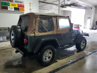 2002 Jeep Wrangler X with VIN 1J4FA39SX2P718415, listed as a Copart auction lot 52788015 with 152,093 mi miles and Salvage Title. Bid and sale history available at carsss.com. Image 3.