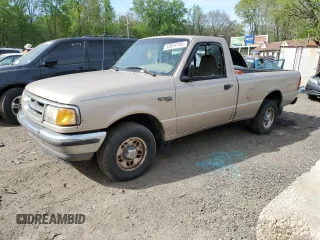 1997 Ford Ranger XLT with VIN 1FTCR10A1VUA08920, listed as a Copart auction lot 53624765 with 228,348 mi miles and Salvage Title. Bid and sale history available at carsss.com. Image 1.