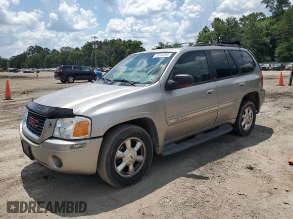 2002 GMC Envoy SLT z VIN 1GKDS13S922263923, wystawiony jako Copart lot #59234395 z przebiegiem Nie podano mil oraz Szkoda całkowita • Salvage title. Historia ofert i sprzedaży dostępna na DreamBid. Obrazek 1.