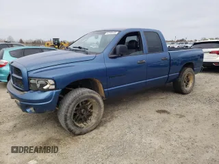 2003 Dodge 1500 ST with VIN 1D7HU18D93S225293, listed as a Copart auction lot 47249135 with 196,856 mi miles and Salvage Title. Bid and sale history available at carsss.com. Image 1.