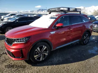 2023 Kia Sorento Hybrid EX with VIN KNDRHDLG6P5199973, listed as a Copart auction lot 49423785 with 47,731 mi miles and Salvage Title. Bid and sale history available at carsss.com. Image 1.