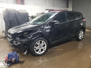 2013 Ford Escape SEL with VIN 1FMCU9H93DUB01777, listed as a Copart auction lot 43535565 with 182,147 mi miles and Salvage Title. Bid and sale history available at carsss.com. Image 1.