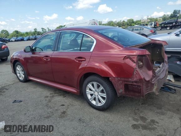 2011 Subaru Legacy Premium Power Moon with VIN 4S3BMBG64B3258848, listed as a Copart auction lot 62084725 with 67,600 mi miles and Salvage title. Bid and sale history available at DreamBid. Image 2.