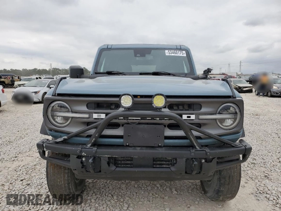 2022 Ford Bronco with VIN 1FMEE5BP5NLB10929, listed as a Copart auction lot 53460175 with 85,192 mi miles and Salvage title. Bid and sale history available at DreamBid. Image 5.