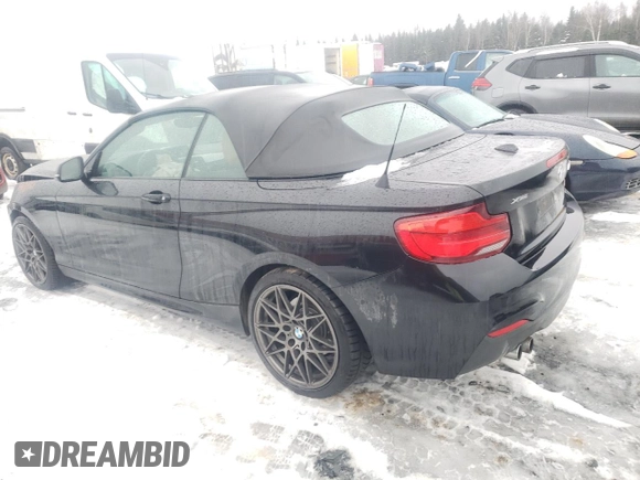 2018 BMW 2 Series 230i xDrive with VIN WBA2K1C56JVD41570, listed as a Copart auction lot 84181764 with 77,231 mi miles and Salvage Title. Bid and sale history available at carsss.com. Image 2.